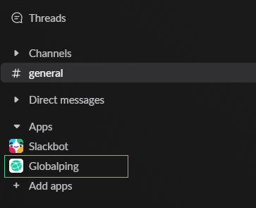 globalping-app-in-slack